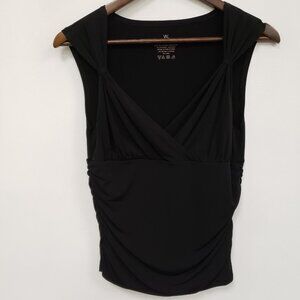 Work To Weekend Womens Y2K Whimsigoth Babydoll Top Size S Office Stretch Capsule